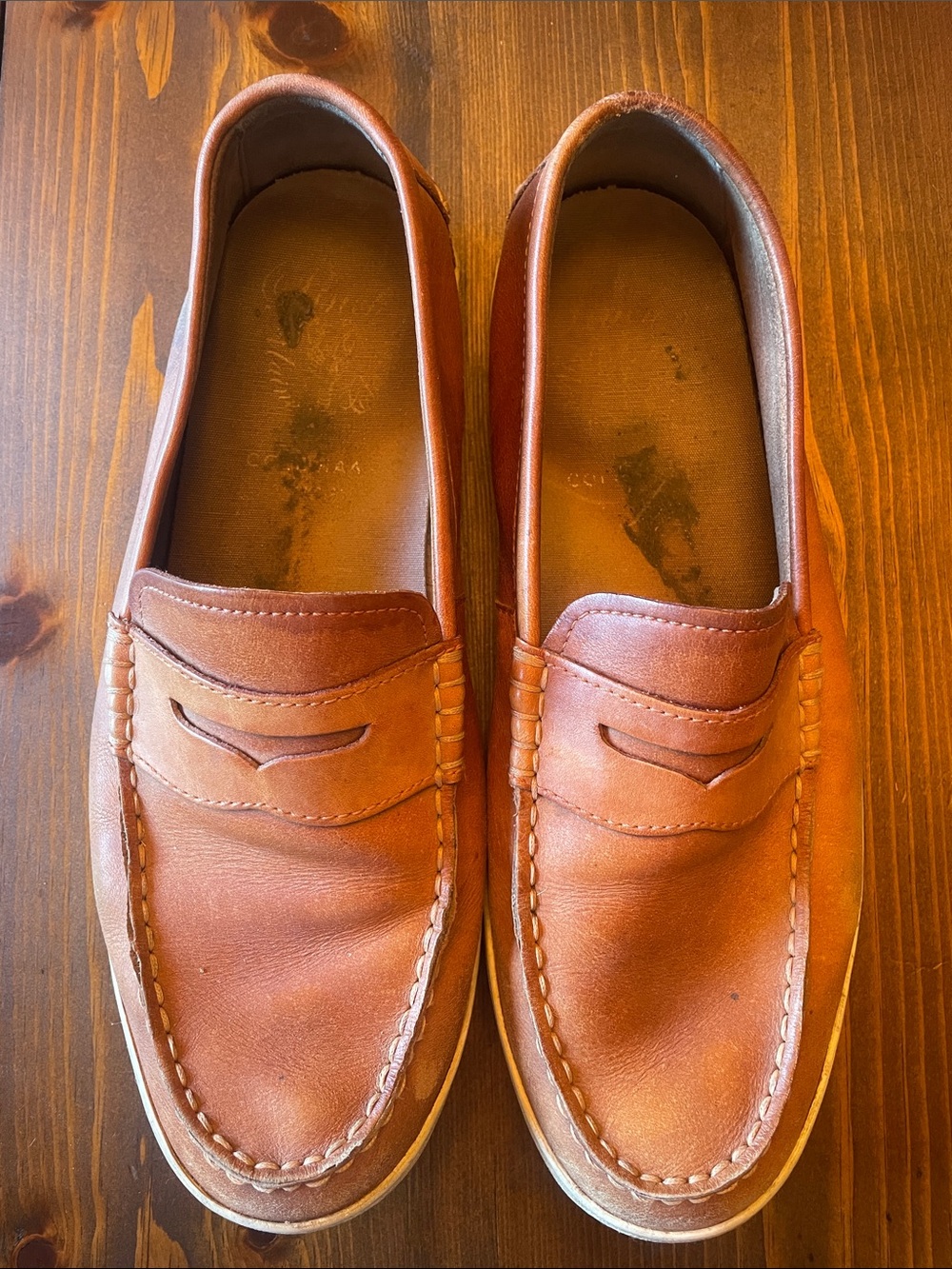 Men's Cole Haan Classic Penny Loafers in Brown 10.5
